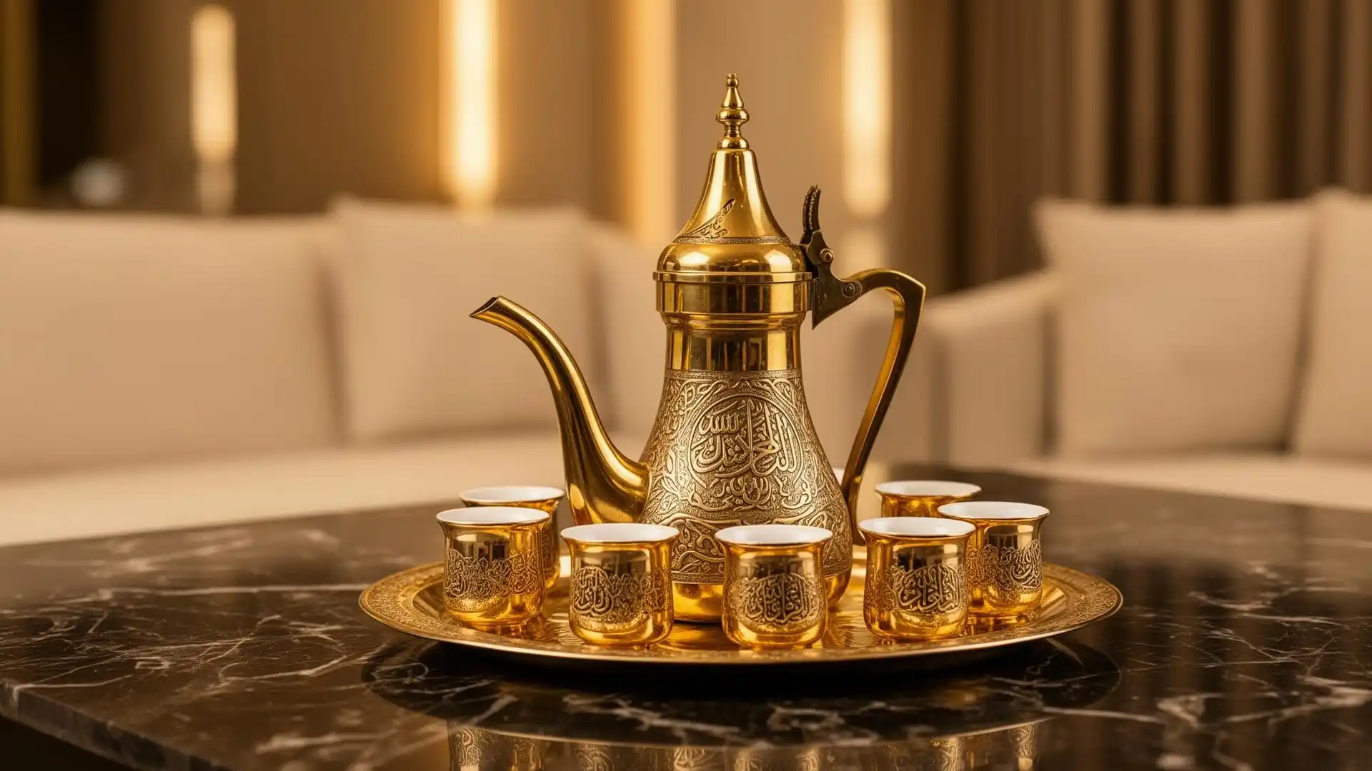 خدمة القهوة العربية الفاخرة